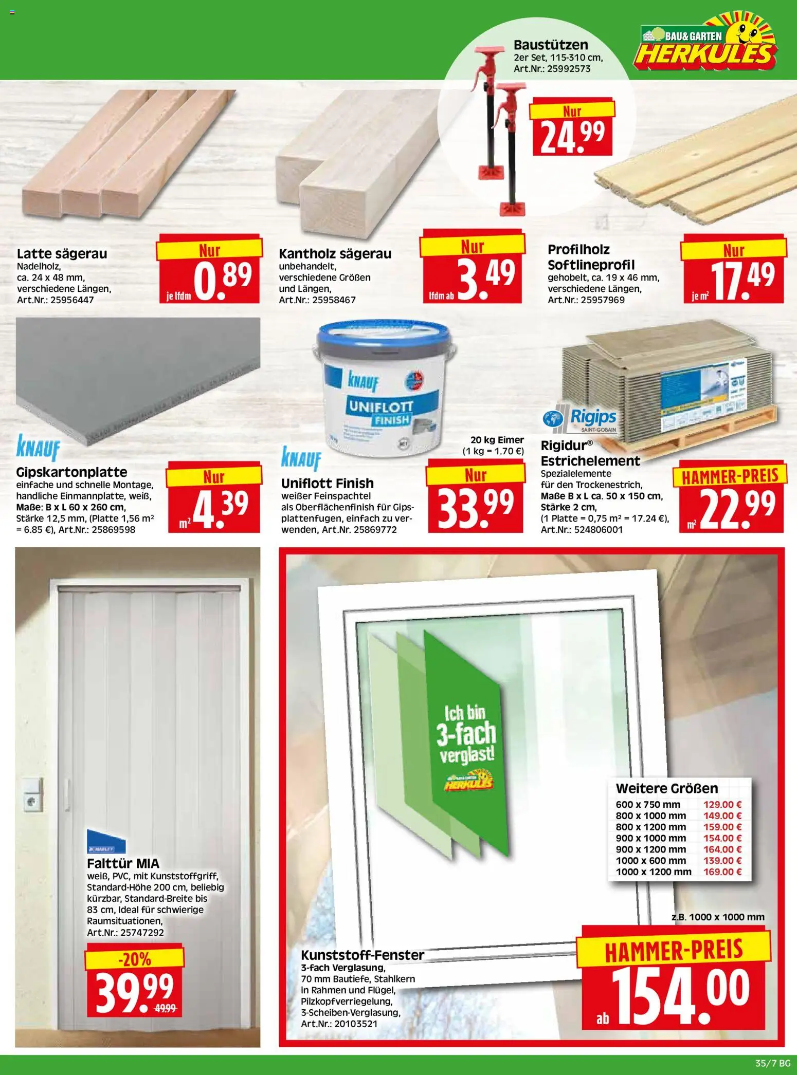 HERKULES Bau & Garten – gültig ab 24.08.2026 | Seite: 7 | Produkte: Finish