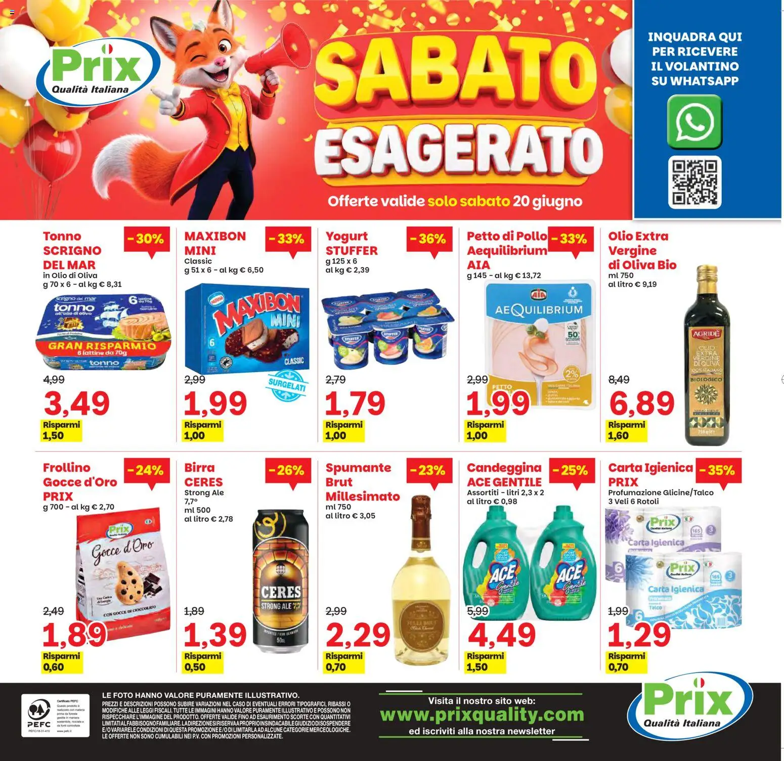 Volantino Prix del 15.06.2026 | Pagina: 24 | Prodotti: Petto di Pollo, Yogurt, Pollo, Ceres
