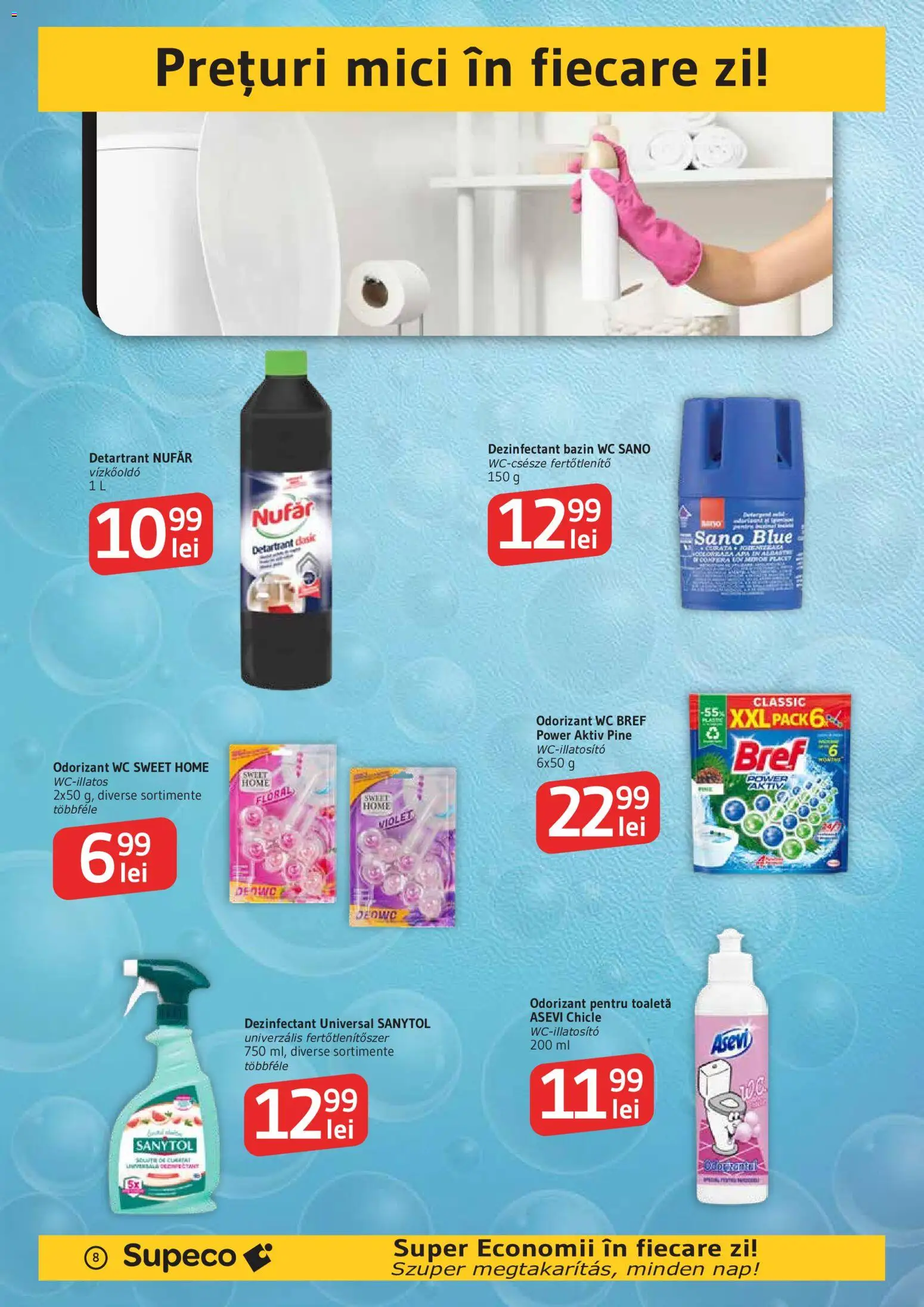 Noul catalog Supeco – valabil de la 01.10.2026 | Pagină: 8 | Produse: Mici, Apă, Power, Dezinfectant