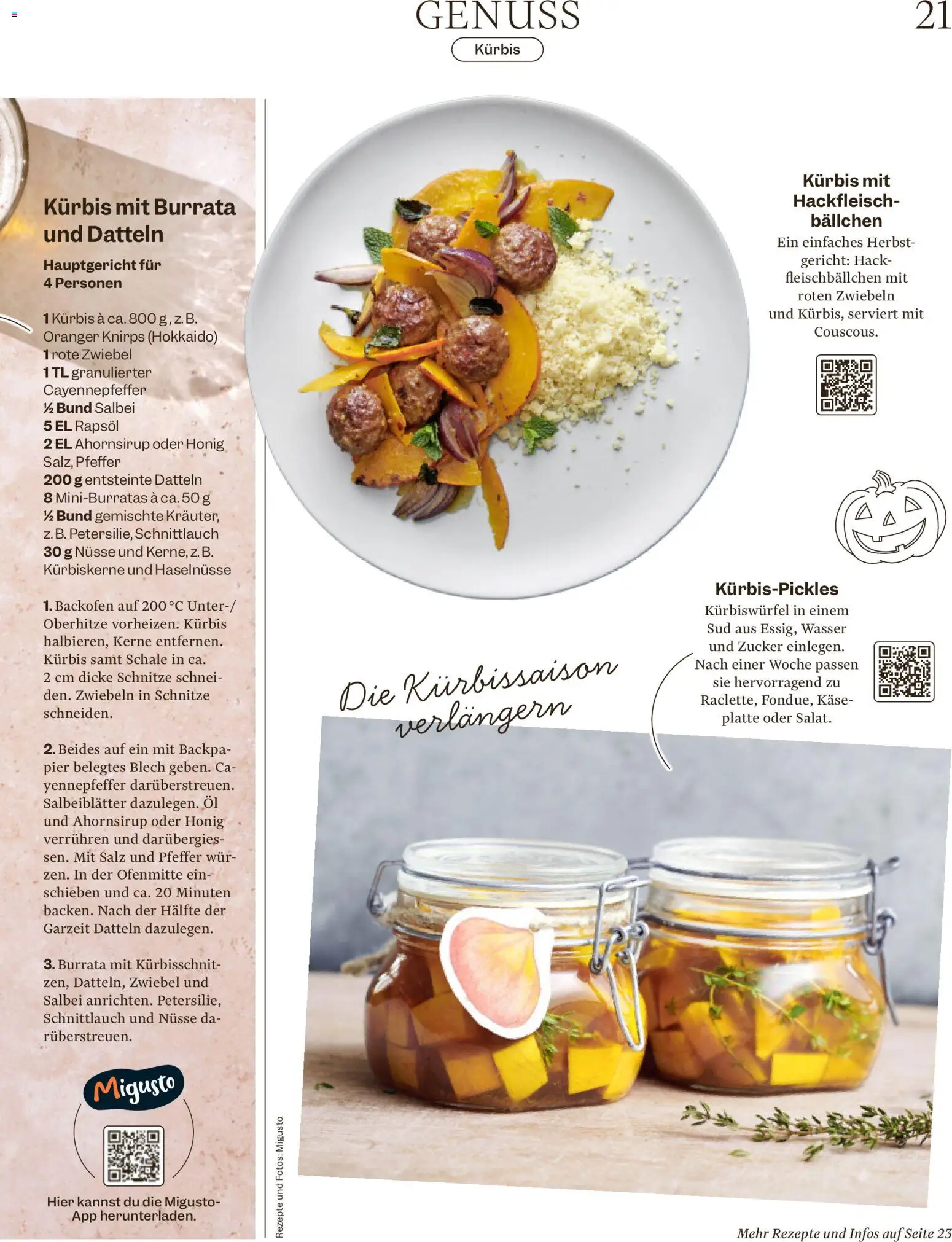 Migros aktionen Magazine – gültig ab 21.10.2026 | Seite: 21