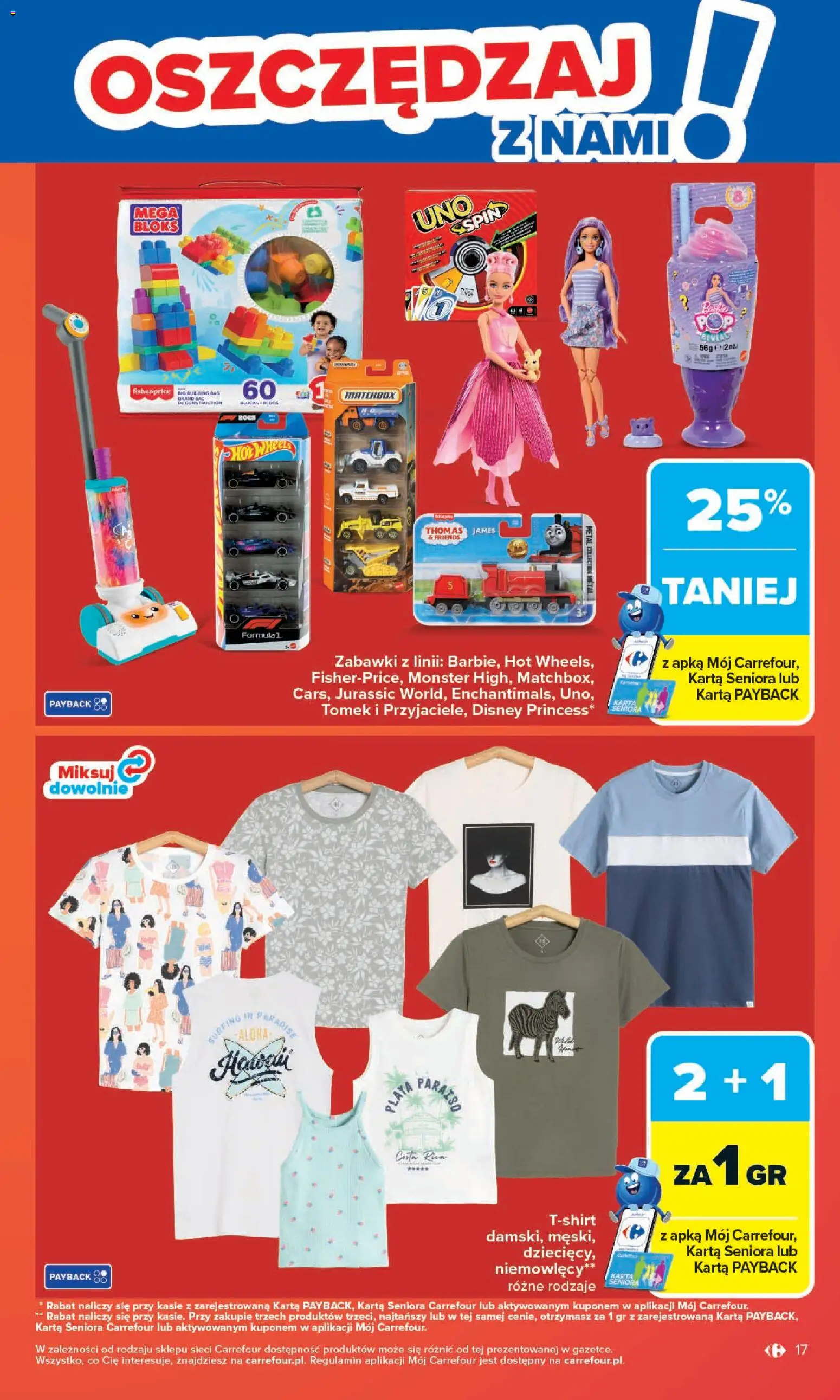 Carrefour gazetka - Zmieniliśmy Się Dla Ciebie od 25.05.2026 | Strona: 17 | Produkty: Karta