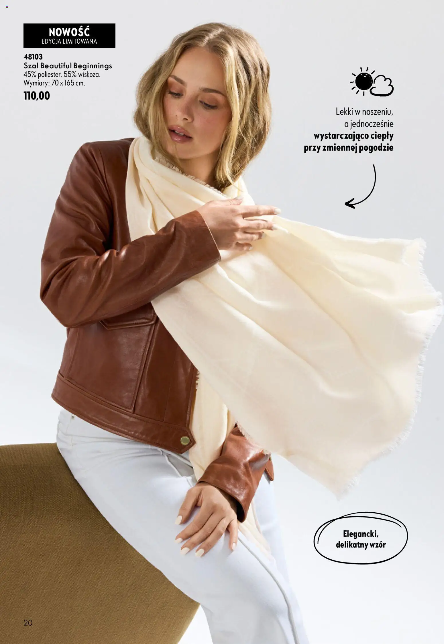 Oriflame Katalog 13 2026 od 09.09.2026 | Strona: 20 | Produkty: Szal
