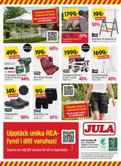 Jula erbjudanden - Förhandsvisning av reklamblad från butik Jula aktuell från 06/08/2026 | Sida: 6 | Produkter: Skruvdragare, Batteri, Shorts, Laddare