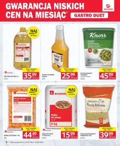Pogląd oferty "Selgros cash&carry gazetka - Gastro Duet" - ważna od 30.07.2026 | Strona: 6 | Produkty: Ryż długoziarnisty, Frytura, Mąka do pizzy, Morele