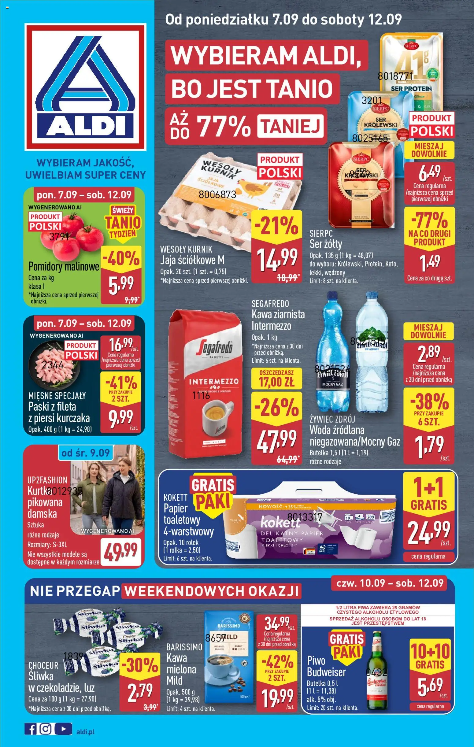 Aldi gazetka od 07.09.2026 | Strona: 1