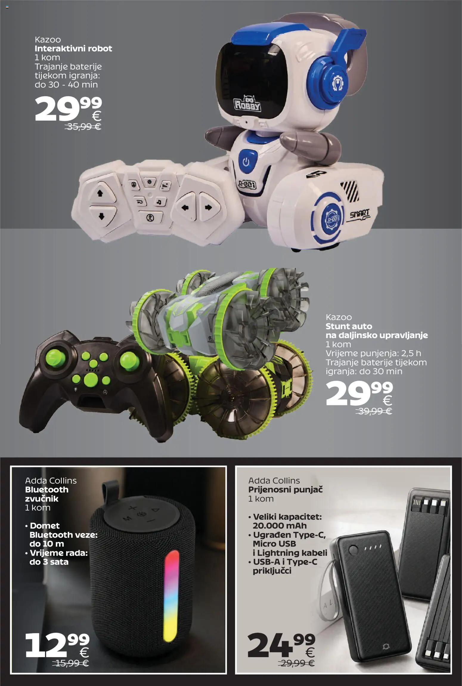 Tommy katalog | vrijedi od 28.09.2026 | Stranica: 11 | Proizvodi: Robot, Baterije, Zvučnik, USB