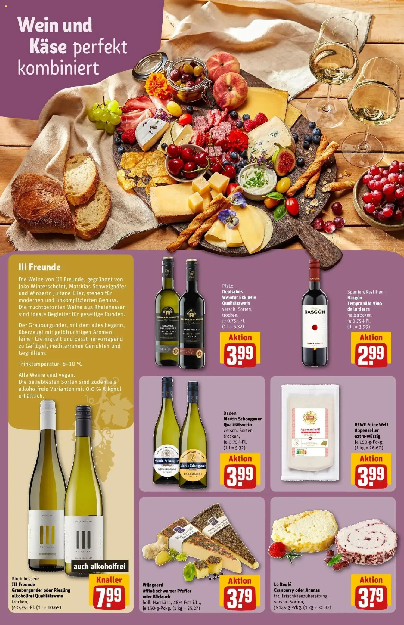 REWE Prospekt ab 31.08.2026 zum Blättern » Angebote | Seite: 16 | Produkte: Ananas, Alkohol, Pfeffer, Wein
