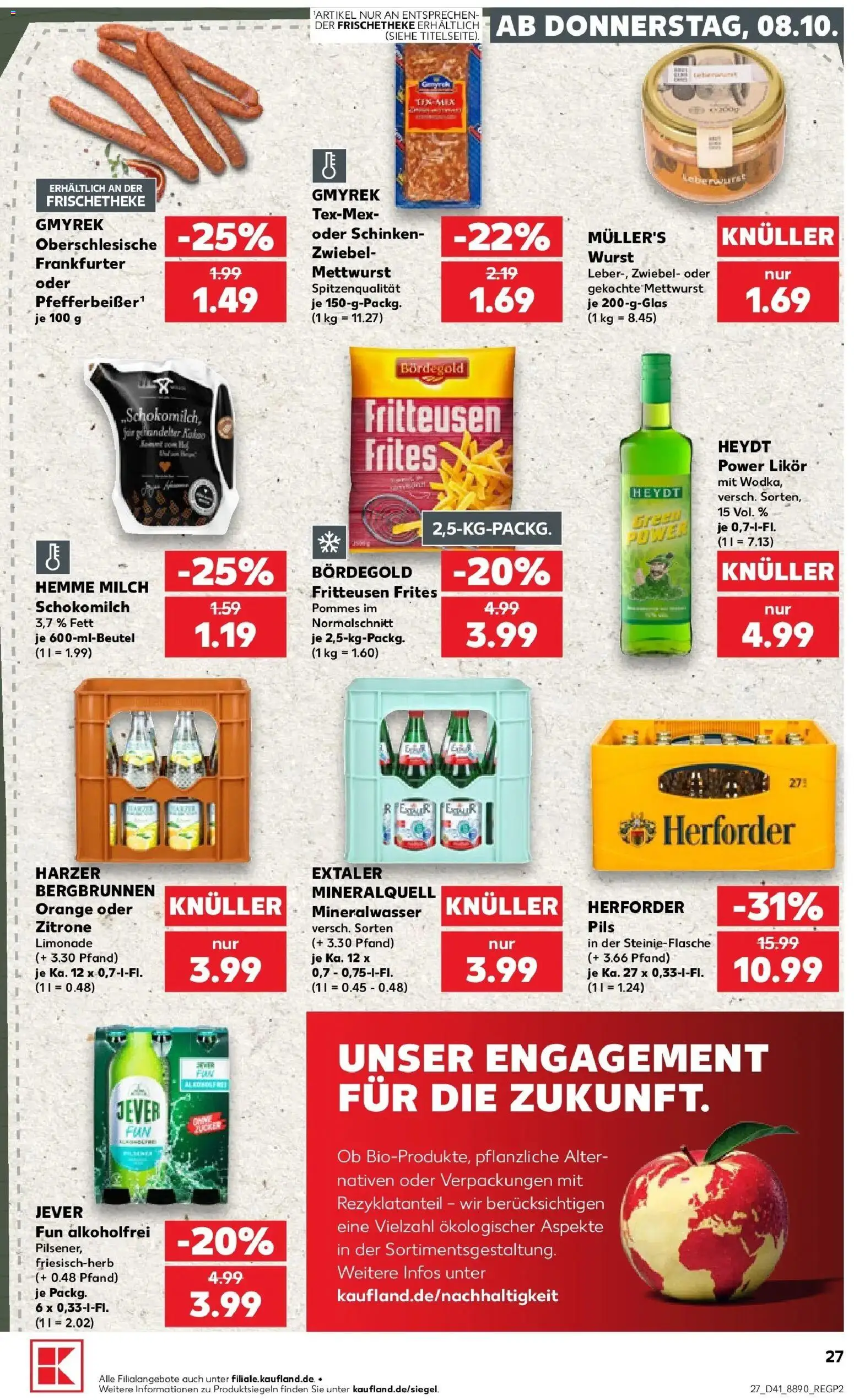 Prospekt Kaufland ab 05.10.2026 » Angebote Online zum Blättern | Seite: 37 | Produkte: Milch, Pils, Zitrone, Jever