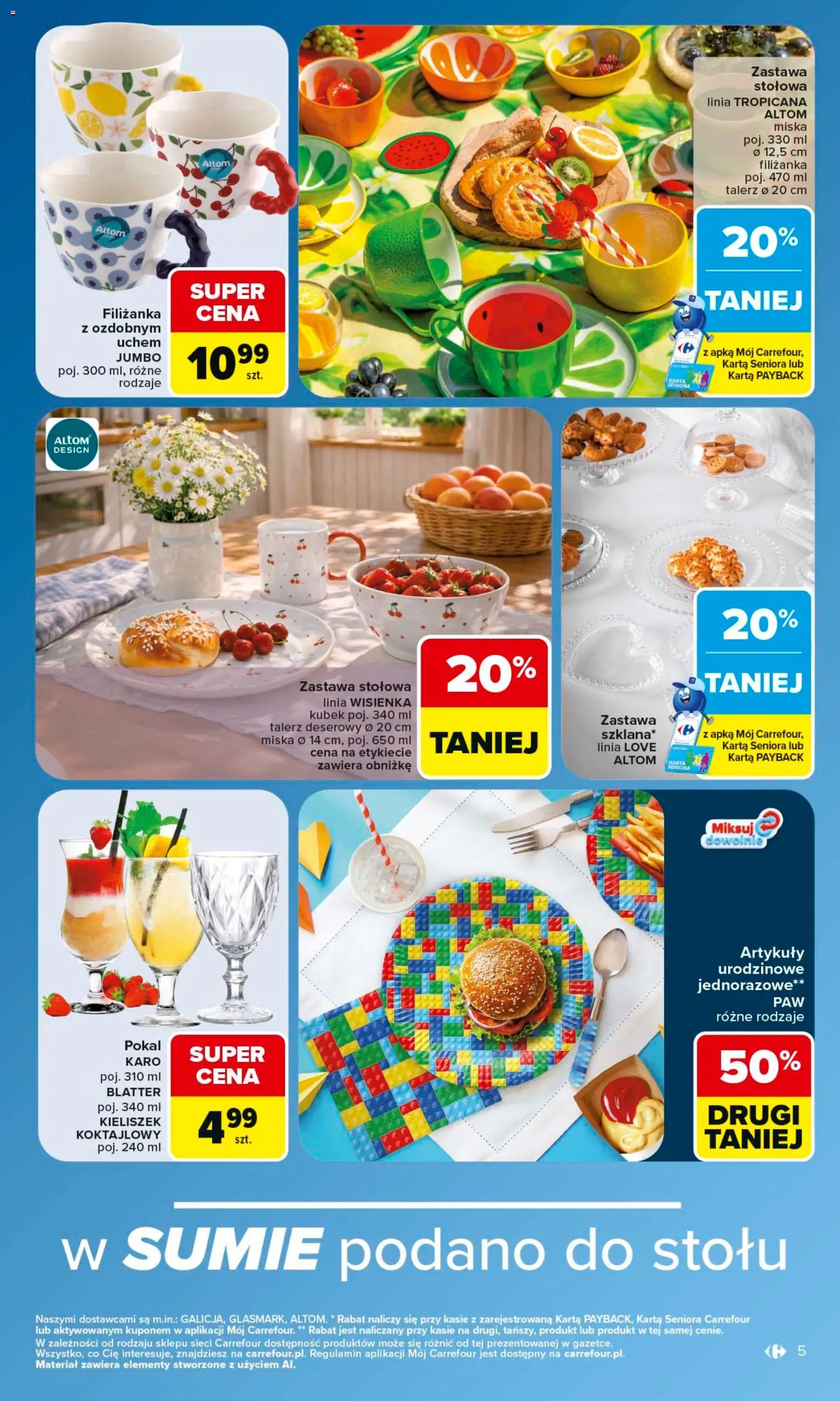 Carrefour gazetka - W sumie same okazje od 08.06.2026 | Strona: 5 | Produkty: Karta