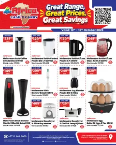 Africa Cash & Carry specials catalogue – valid from 10/10/2026