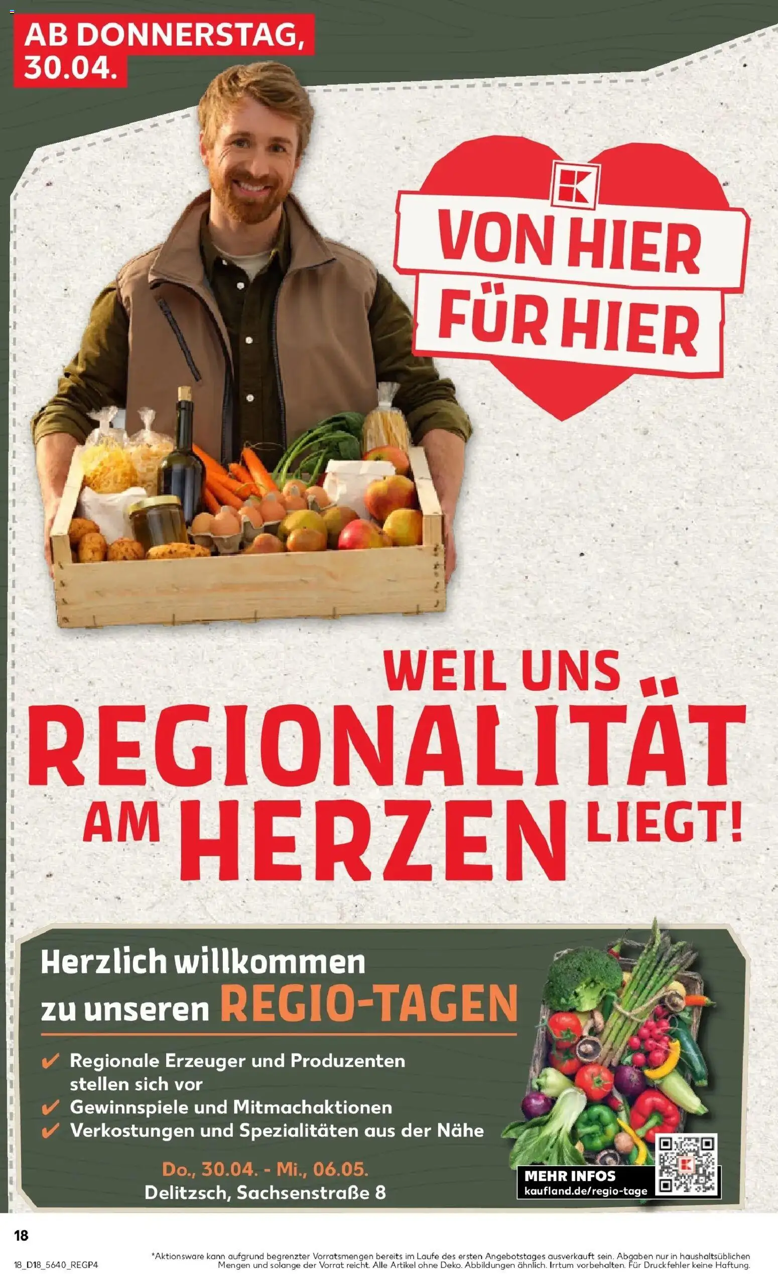 Kaufland Prospekt Delitzsch	 – gültig ab 30.04.2026 | Seite: 18