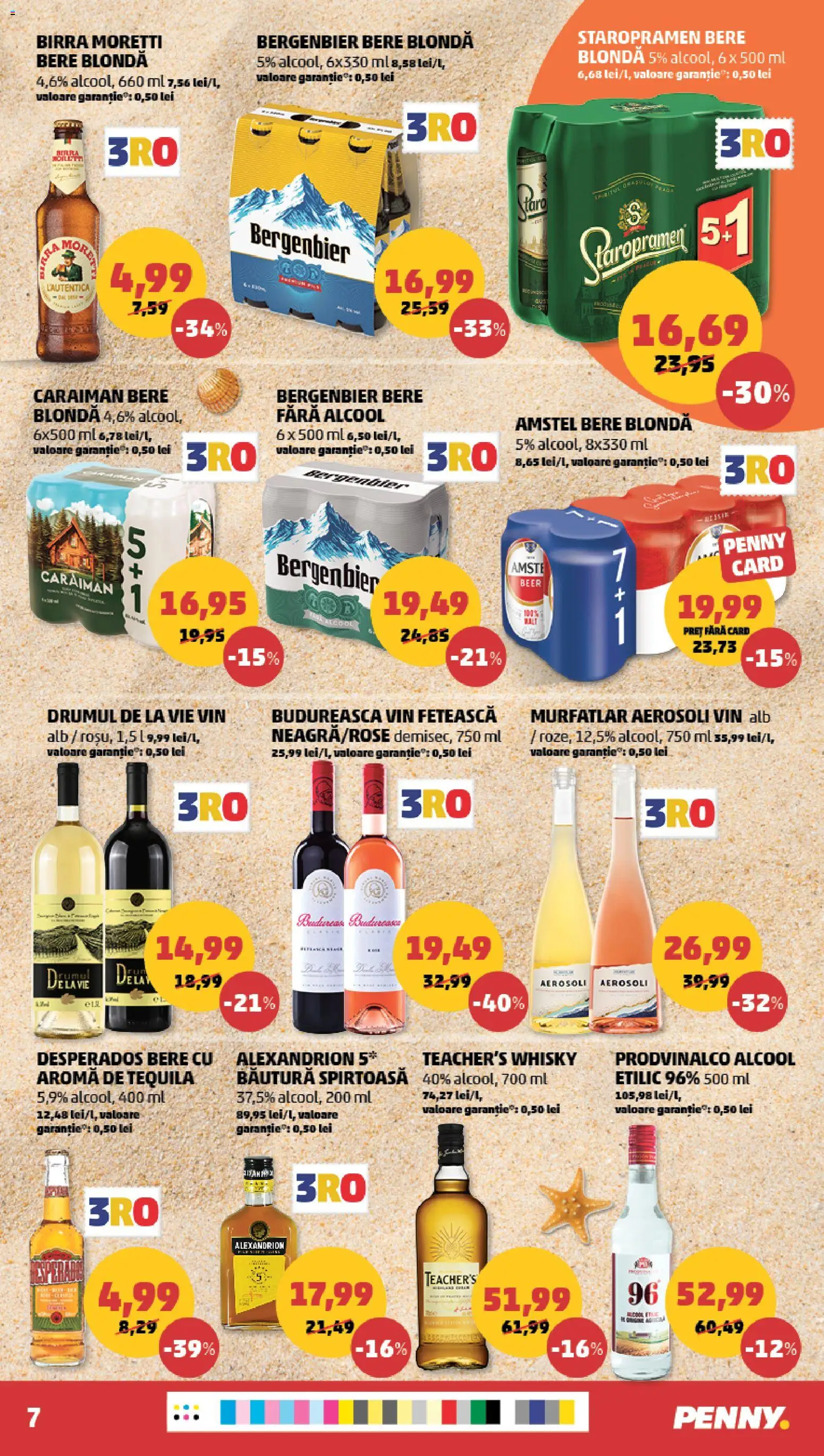 Noul catalog PENNY – valabil de la 17.06.2026 | Pagină: 7 | Produse: Pară, Eğitim çantaları, Vin, Bere
