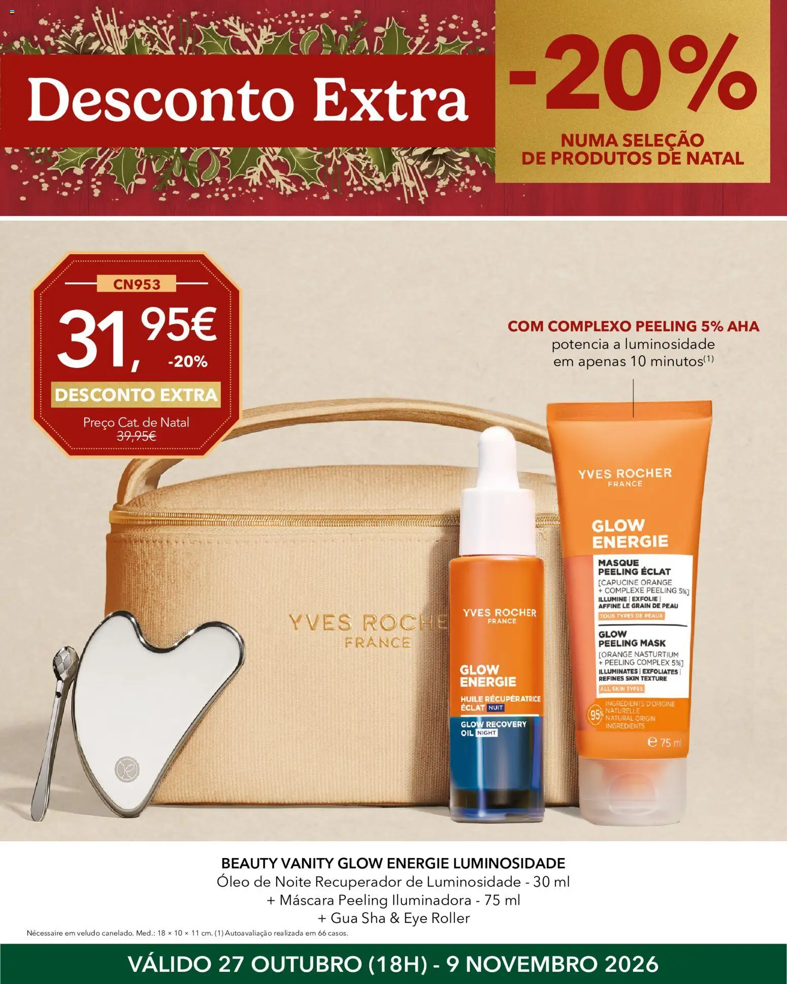 Yves Rocher Natal desconto extra │ válido de 27/10/2026 | Página: 4 | Produtos: Necessaire, Óleo