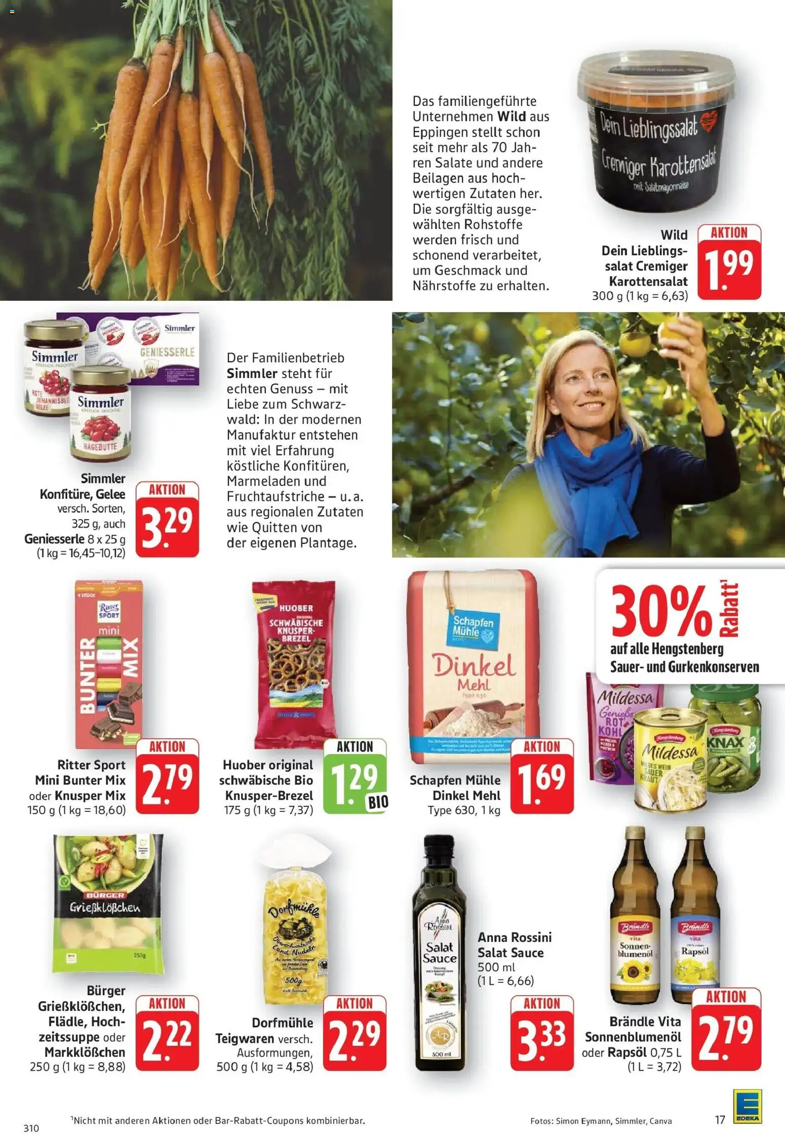 Edeka Prospekt Göppingen (ab 19.10.2026) » Angebote Online | Seite: 19 | Produkte: Mühle, Ritter sport, Wein, Salat