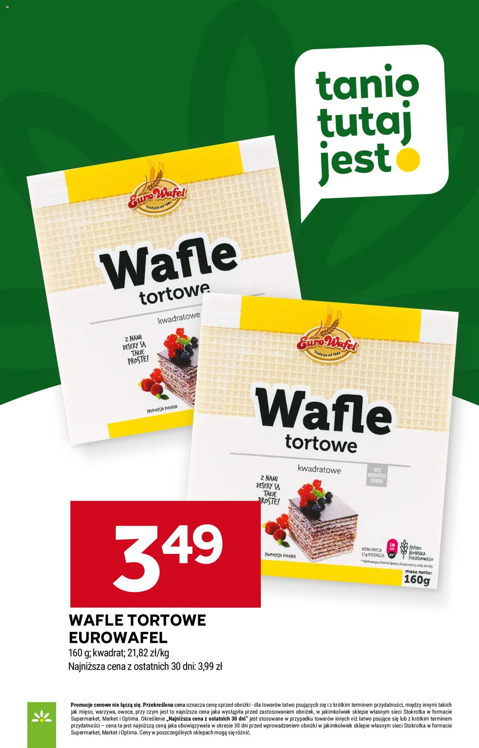 Stokrotka gazetka - Market od 09.07.2026 | Strona: 19 | Produkty: Wafle, Stokrotka, Wafle tortowe