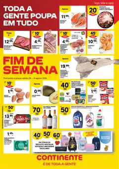 Pré-visualização Continente Fim de Semana à Continente válido de 28/08/2026