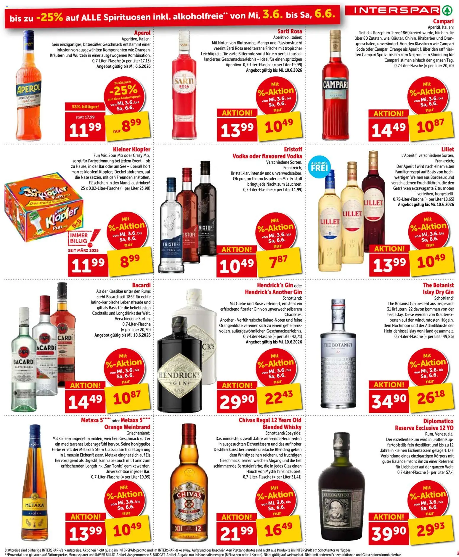 Interspar - Salzburg gültig ab 03.06.2026 | Seite: 3 | Produkte: Gin, Eis, Mango, Nauriit