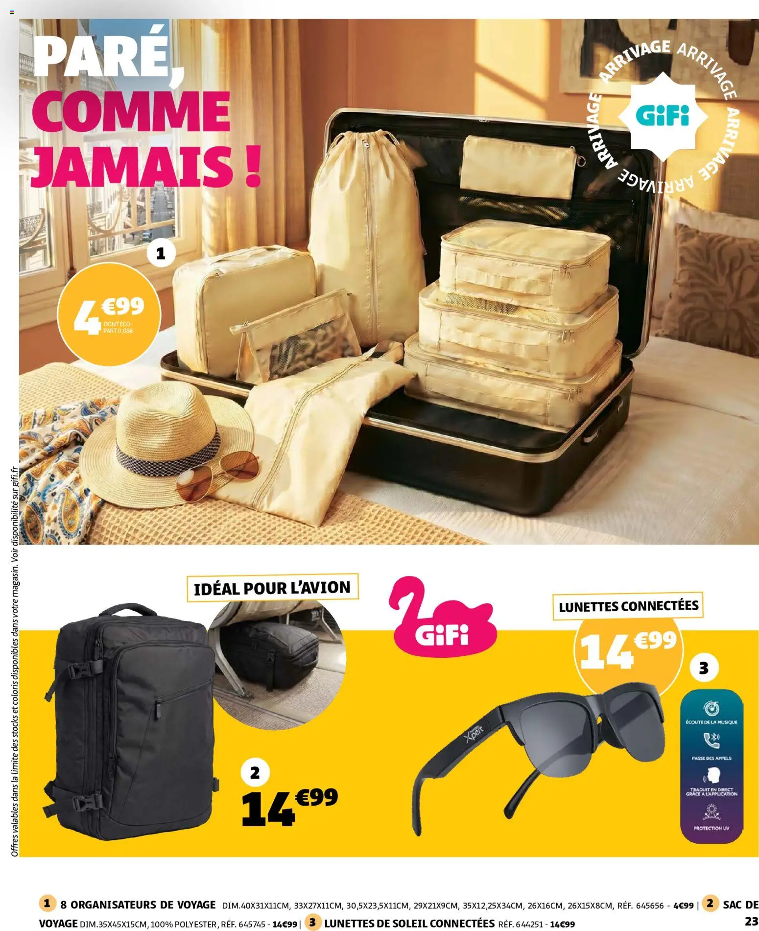 {H1} | Page: 23 | Produits: Sac, Lunettes de soleil, Sac de voyage, Lunettes