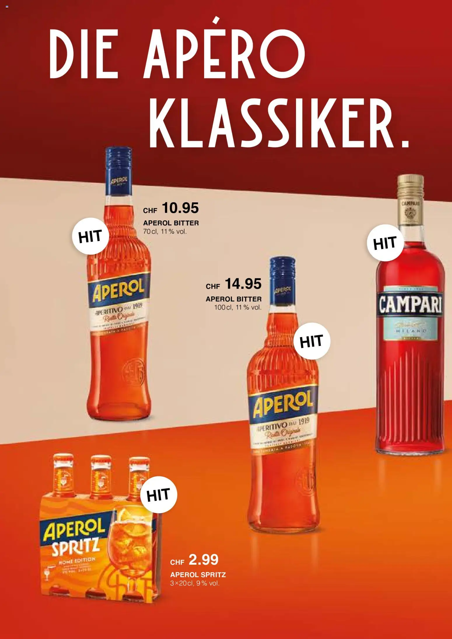 Prodega aktionen Nightlife – gültig ab 26.10.2026 | Seite: 8 | Produkte: Aperol Spritz