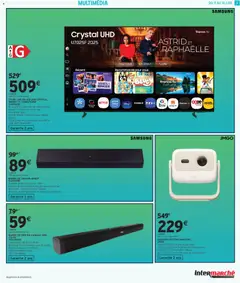 Intermarché - Prévisualisation de BARRE DE SON HW-B400F, Système audio 2.0 canaux - 40W Caisson de basse intégré (pas de caisson externe) Bluetooth - connexion sans fil facile Son clair, basses profondes et immersion renforcée Garantie 2 ans valide à partir de 09.06.2026 | Page: 3 | Produits: Audio, Orange, Smart TV, Télécommande