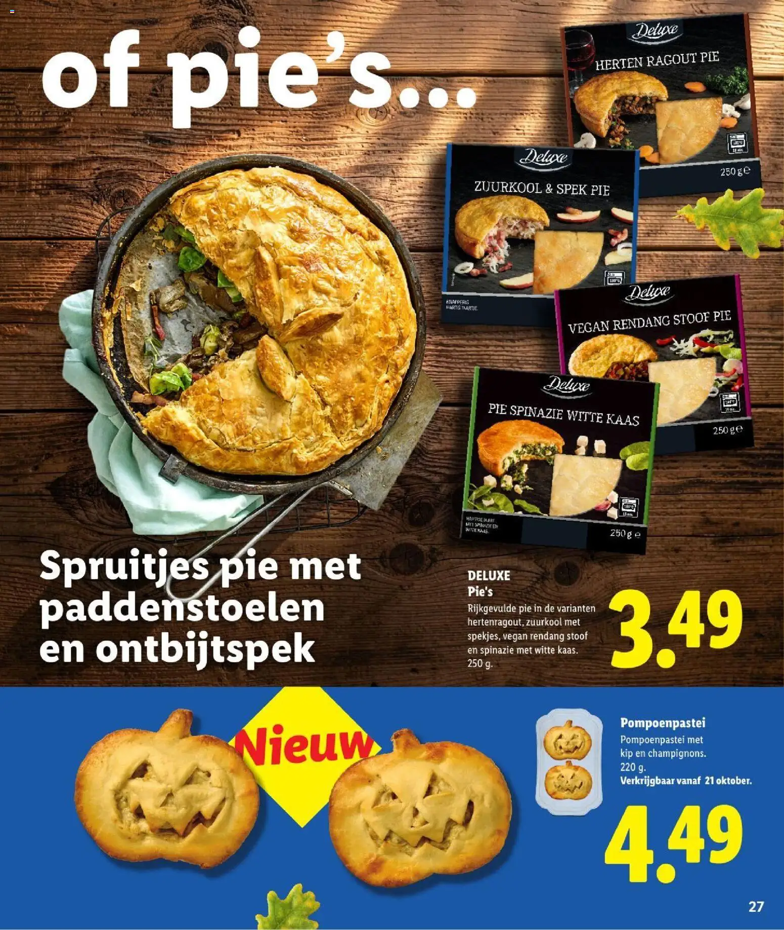 {H1} | Pagina: 27 | Producten: Kaas, Zuurkool, Paddenstoelen, Kip