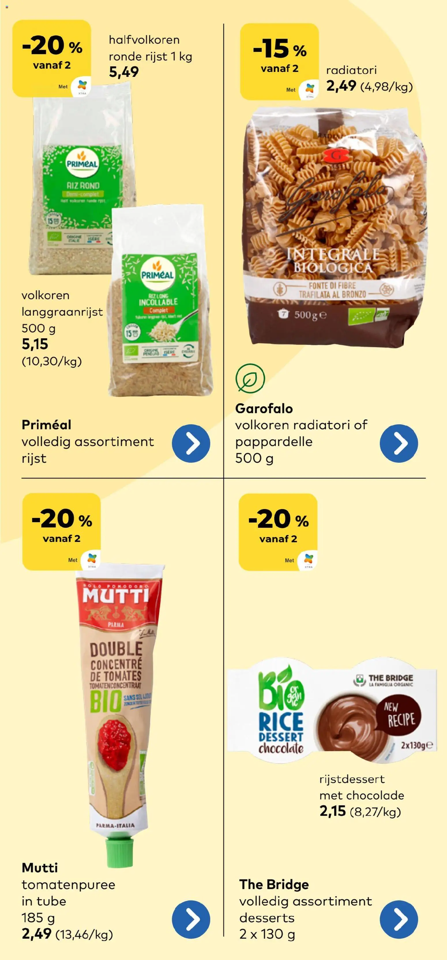 {H1} | Pagina: 9 | Producten: Rijst, Rooibos tea, La, Chocolade