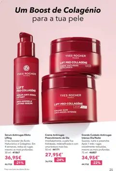 Pré-visualização Creme Antirrugas Preenchimento de Dia, Imediatamente, a pele fica hidratada, redensificada e com uma textura mais lisa. 50 ml - 44171 válido de 12.05.2026 | Página: 25