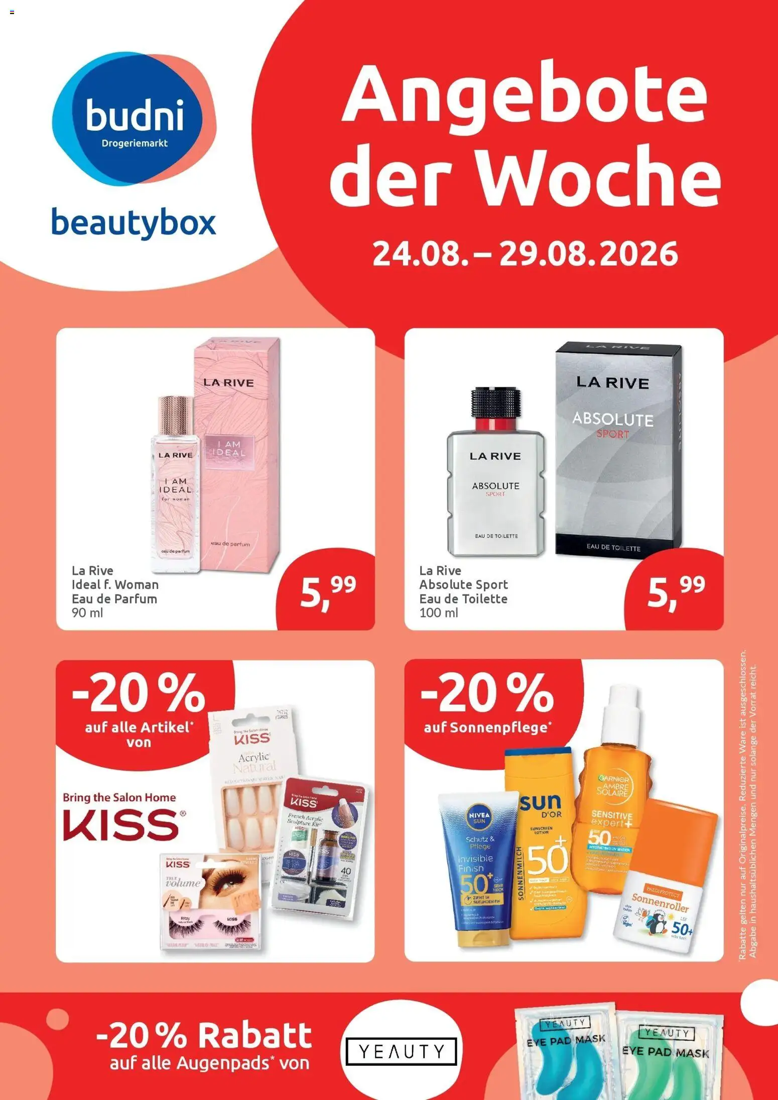Edeka Prospekt Lübeck – gültig ab 24.08.2026 | Seite: 35 | Produkte: Toilette, Parfüm, Eau de Toilette, Eau de Parfum