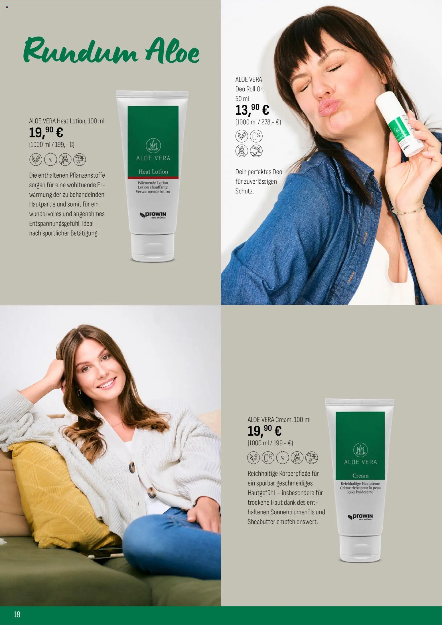 Katalog ProWin New Wellness April / September 2026 – gültig ab 01.04.2026 | Seite: 18 | Produkte: Creme