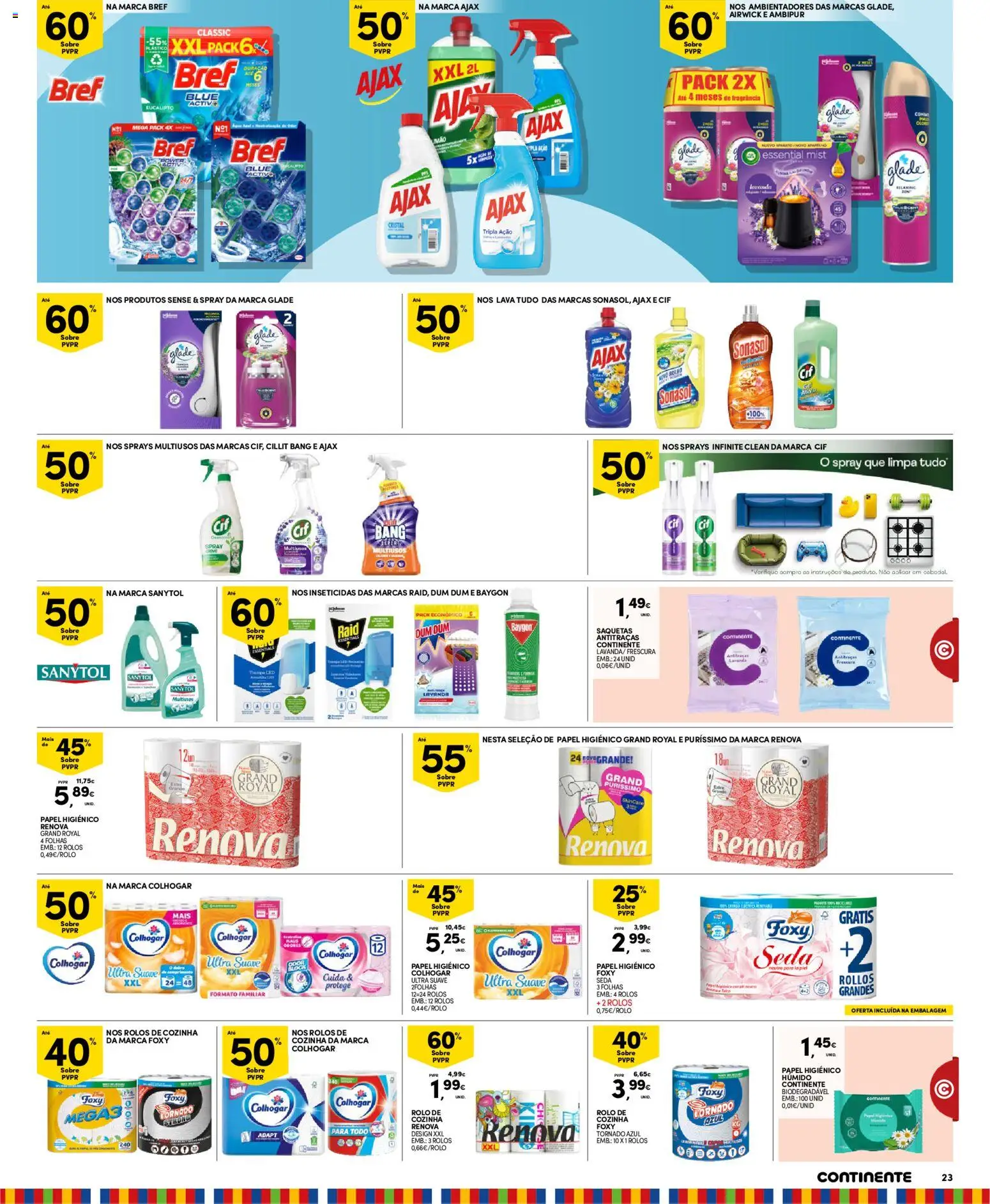 Continente Madeira │ válido de 19.05.2026 | Página: 23 | Produtos: Papel higiénico, Fragrância