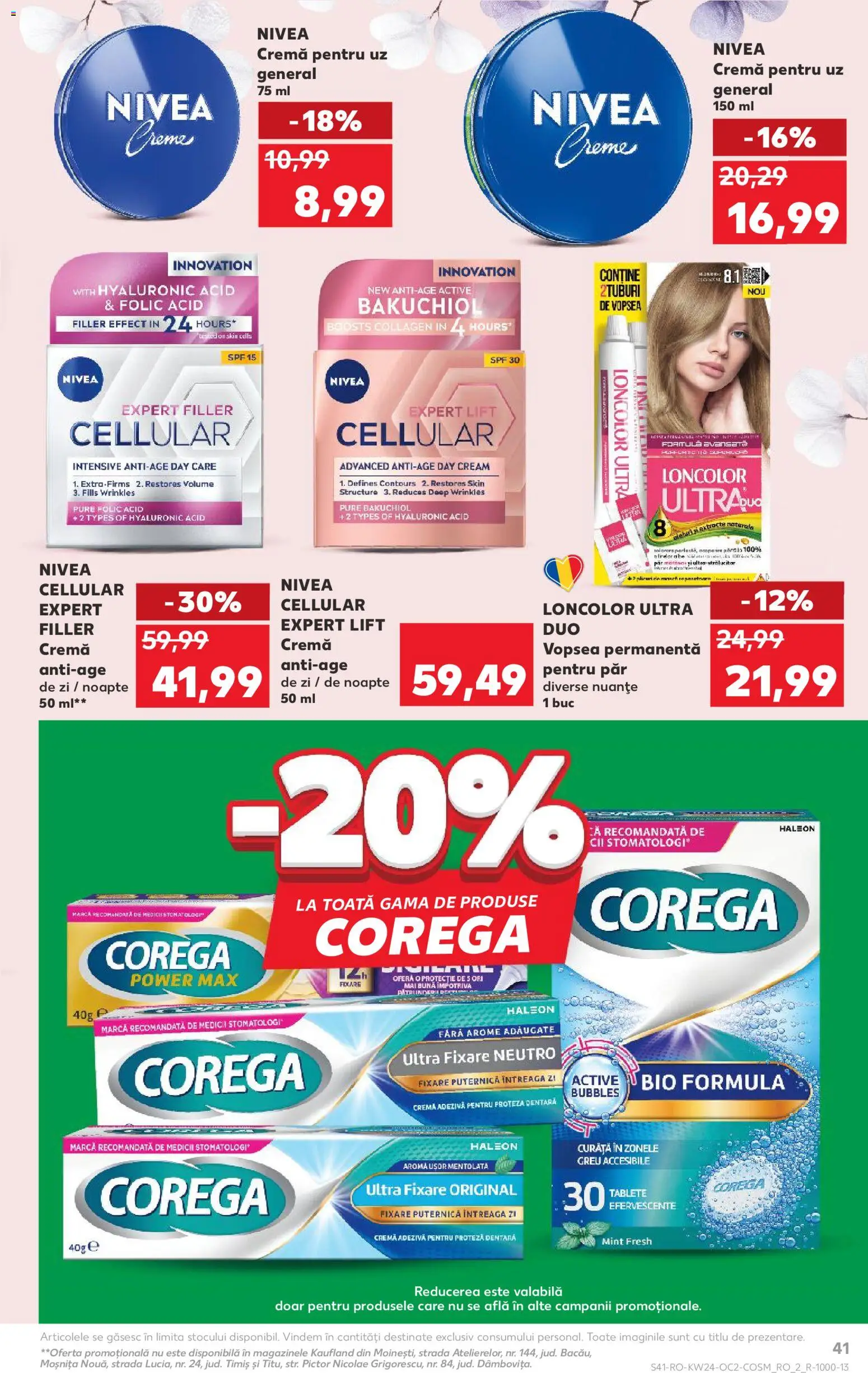 Noul catalog Kaufland – valabil de la 10.06.2026 | Pagină: 41 | Produse: Şerit ödül, Vopsea, Cremă