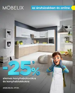 Möbelix szórólap - amely érvényes a következő dátumtól: 04.06.2026