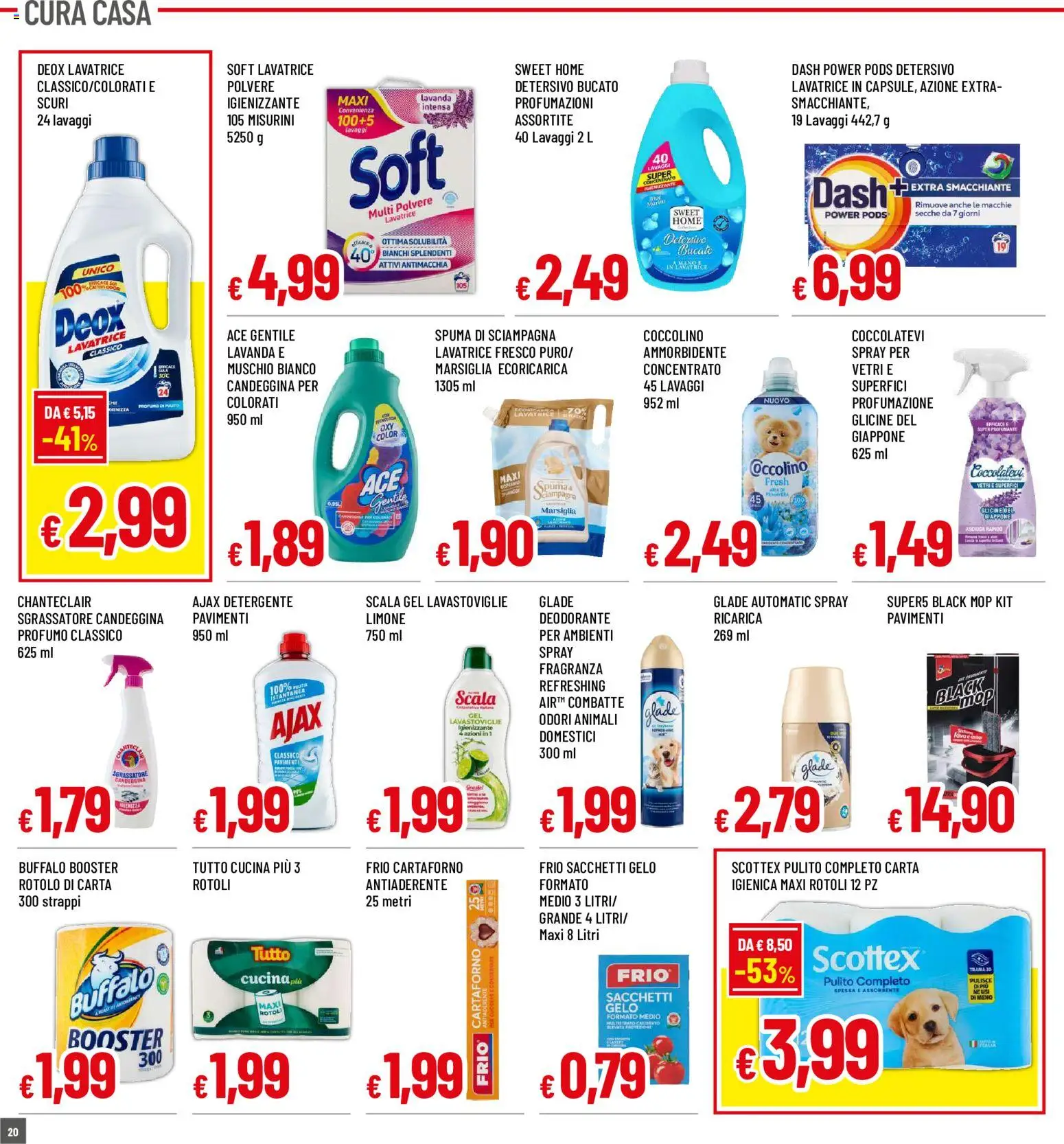 Volantino Galassia del 15/10/2026 | Pagina: 20 | Prodotti: Detergente, Limone, Scala, Fragranza