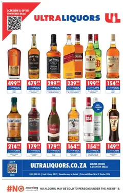 Ultra Liquors specials catalogue – valid from 16/10/2026