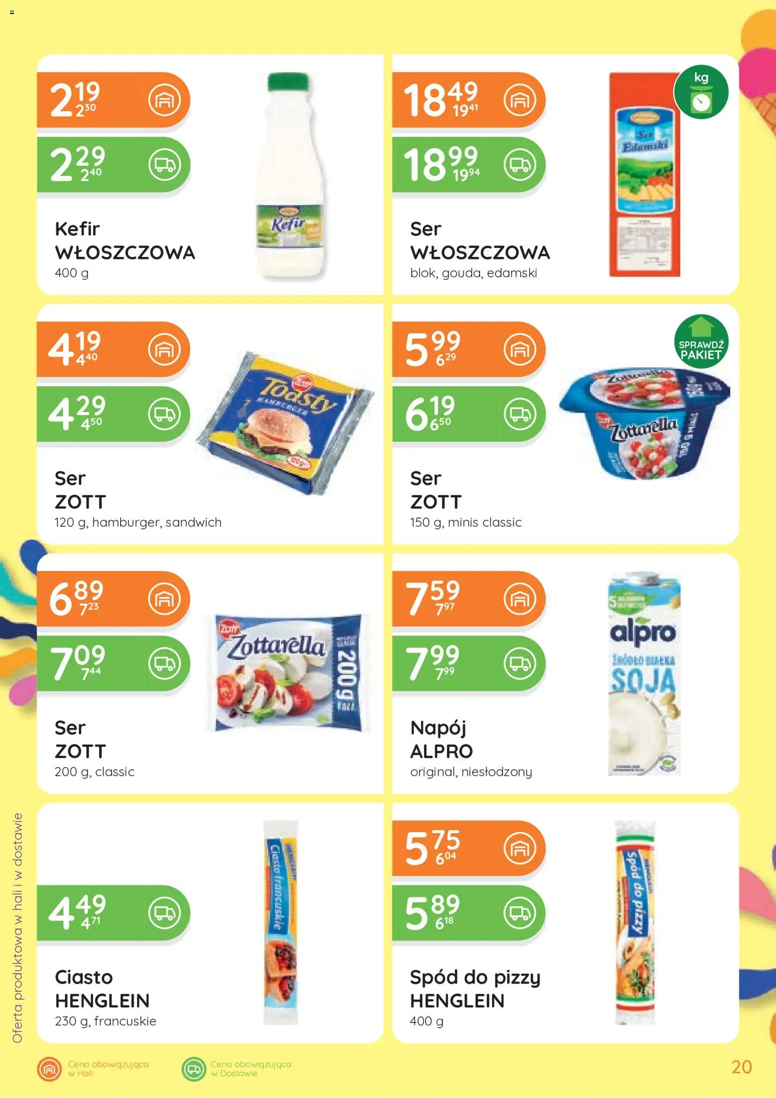 Eurocash gazetka od 25.06.2026 | Strona: 20 | Produkty: Alpro, Ciasto francuskie, Ciasto, Soja