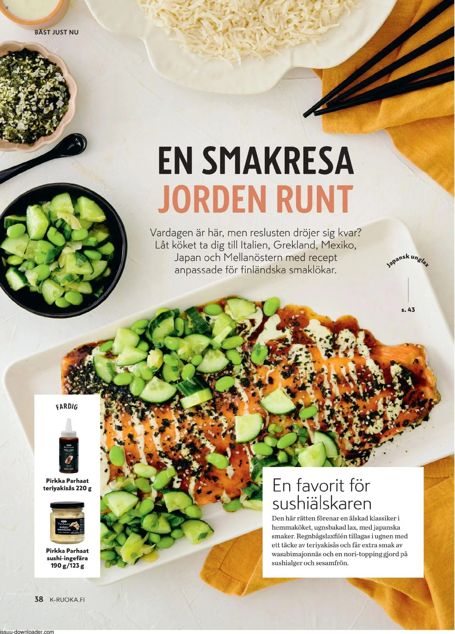 K-Citymarket - K-Mat – voimassa 26/08/2026 alkaen | Sivu: 38 | Tuotteet: Sushi
