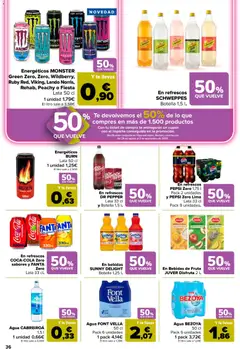 Vista previa En Bebidas de Fruta JUVER Disfruta, 2 l. válido desde el 11/08/2026 | Página: 38