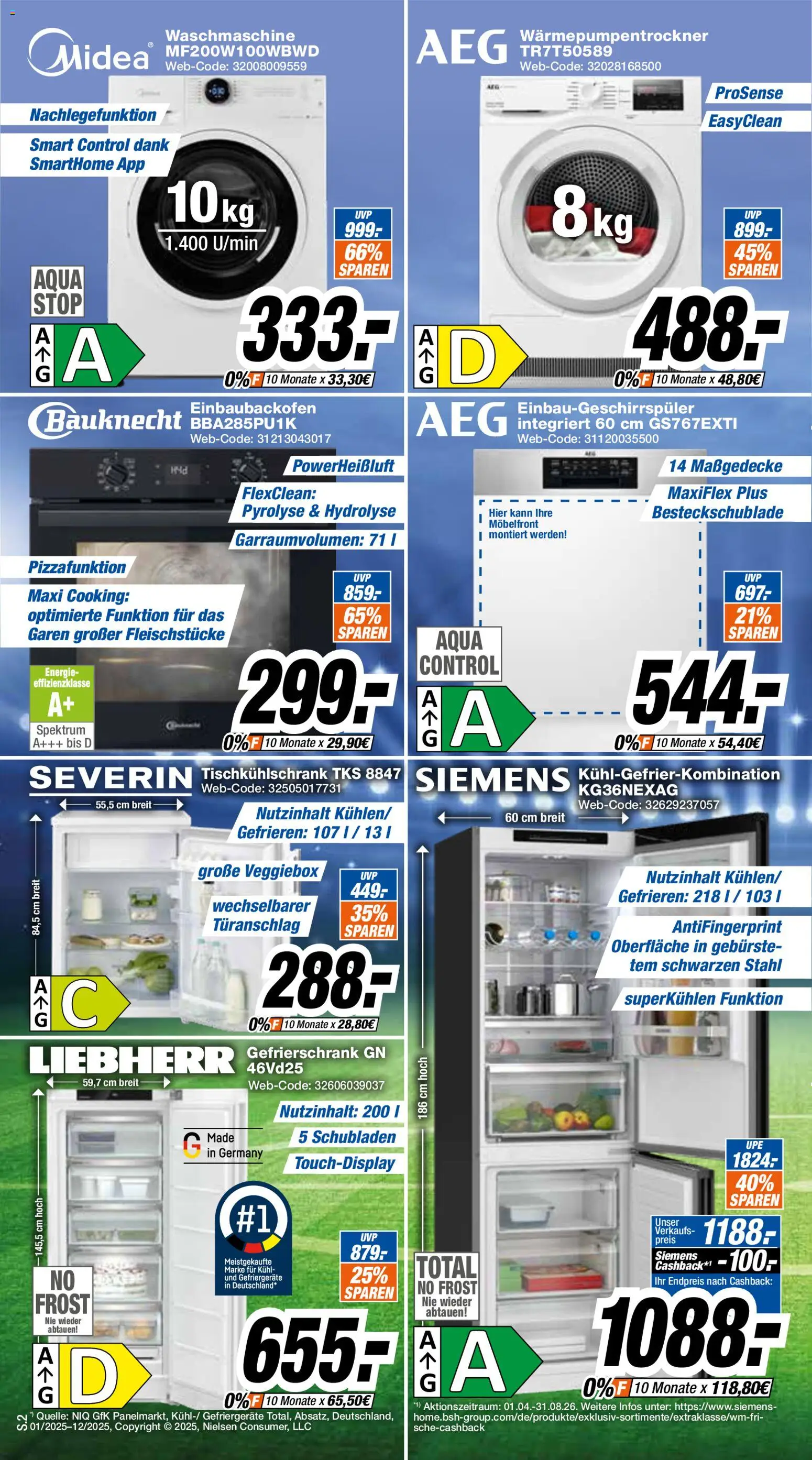Expert Prospekt Giessen – gültig ab 12.07.2026 | Seite: 2 | Produkte: Liebherr, Gefrierschrank, Waschmaschine, Kühlgefrierkombination