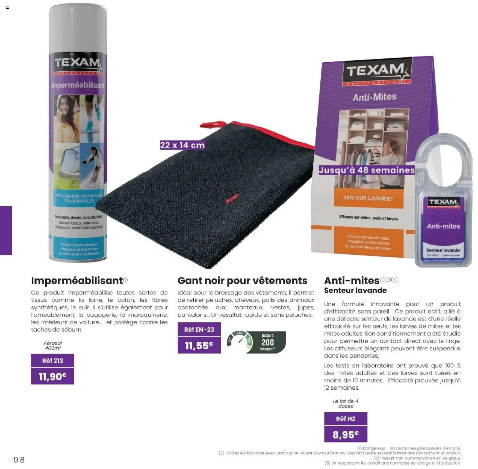 {H1} | Page: 98 | Produits: Lavande, Vêtements, Œufs