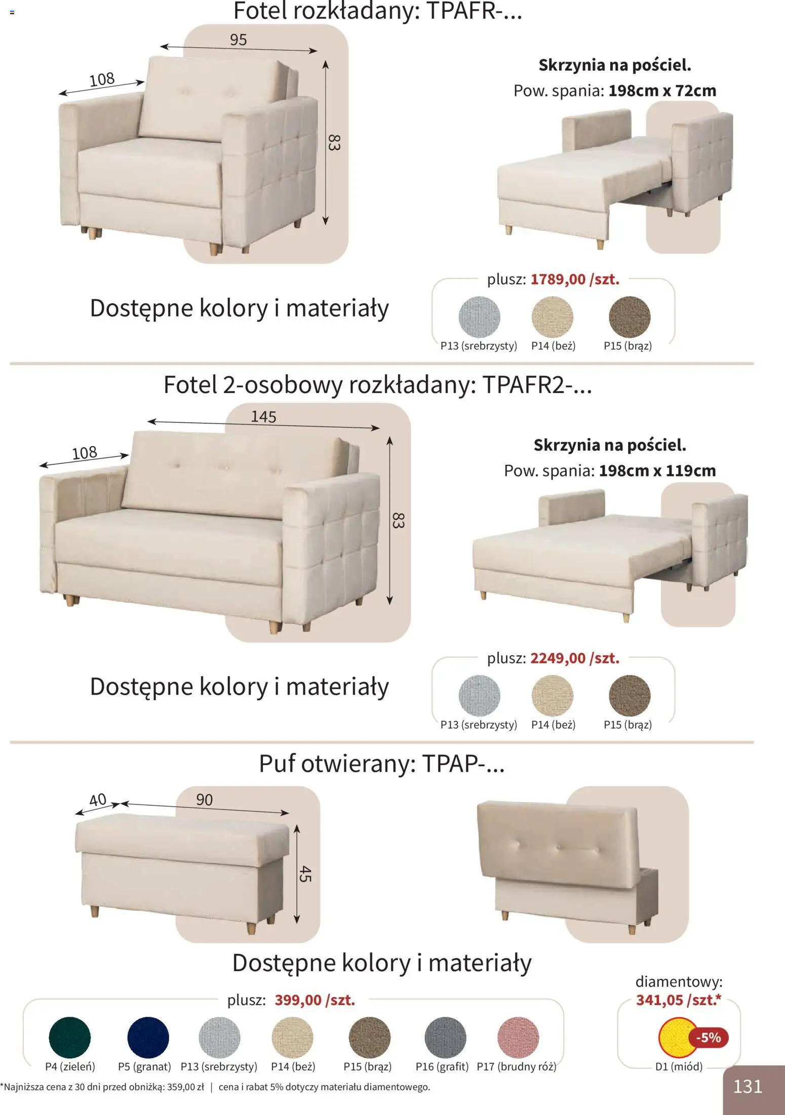 Bodzio Katalog od 01.04.2026 | Strona: 131 | Produkty: Miód, Fotel, Róż