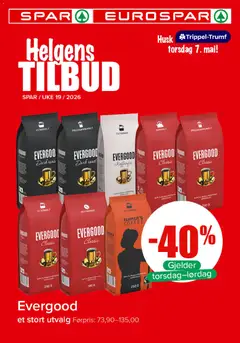 Forhåndsvisning av Spar Helgens Tilbud gyldig fra 07.05.2026
