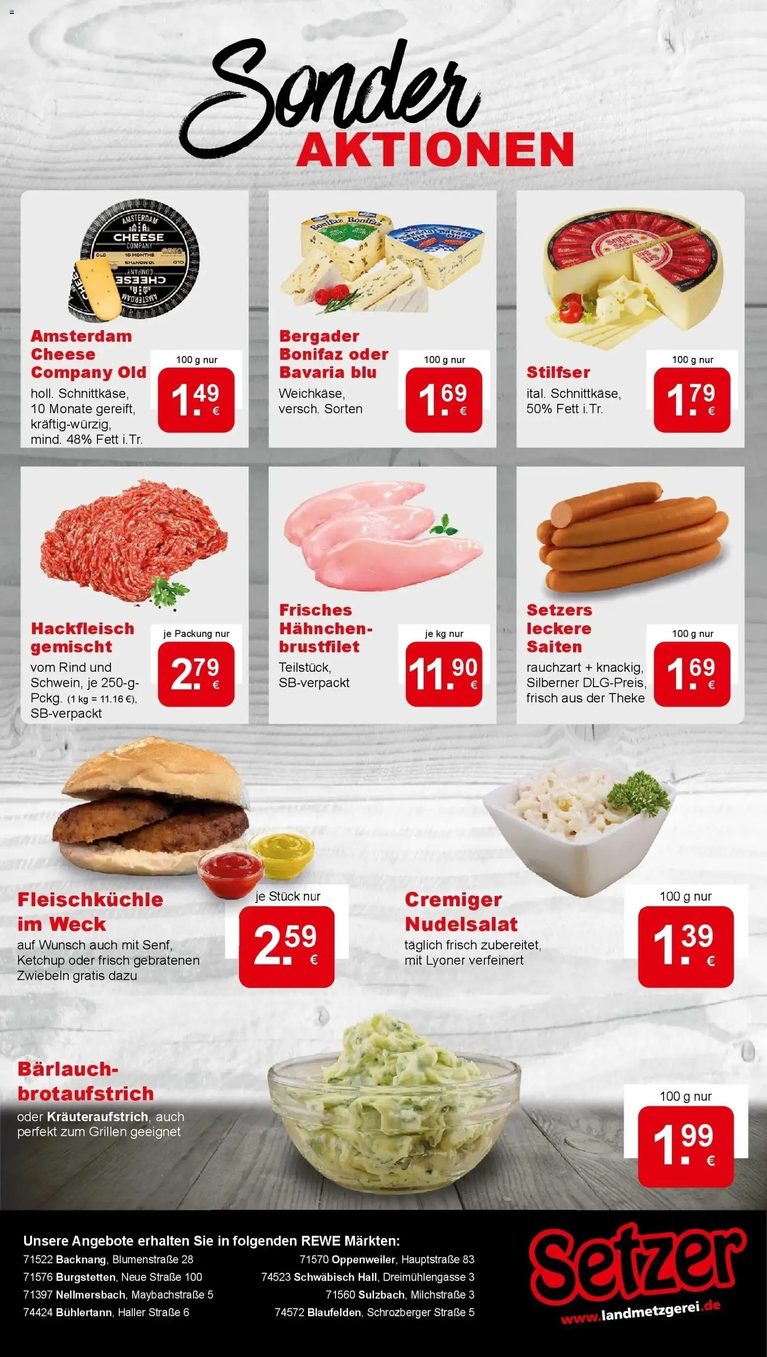Rewe Prospekt Schwäbisch Hall – gültig ab 27.07.2026 | Seite: 11 | Produkte: Hahnchen, Zwiebeln, Ketchup, Hackfleisch