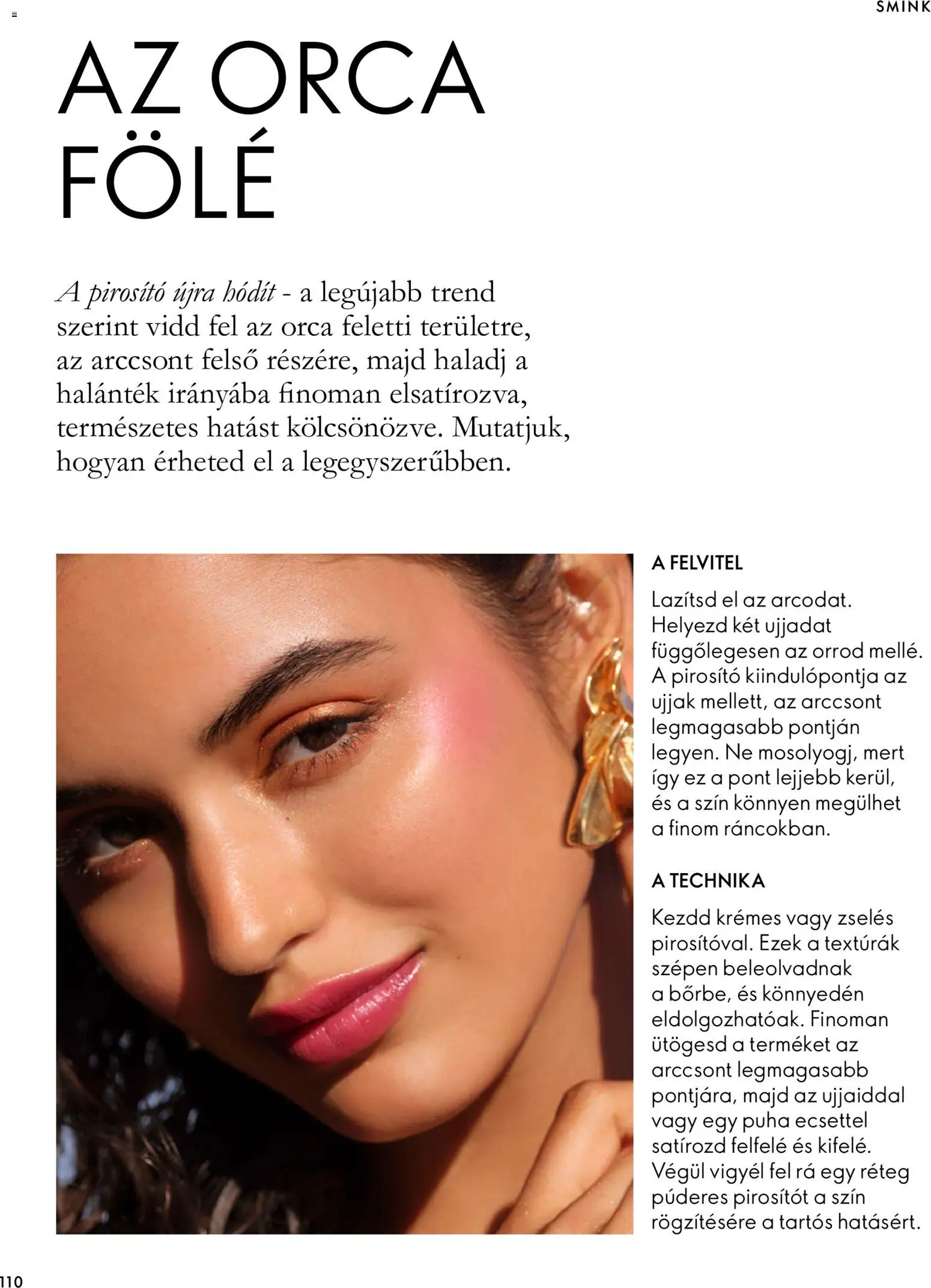 Oriflame akciós ujság - amely érvényes a következő dátumtól: 2026.09.30. | Oldal: 110 | Termékek: Felső, Pirosító