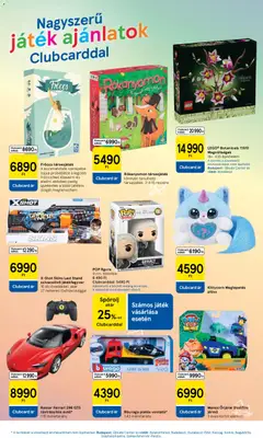 Tesco aktuális akciós újság - amely érvényes a következő dátumtól: 2026.08.27. | Oldal: 11 | Termékek: Dino, LEGO, Mancs őrjárat, Plüss