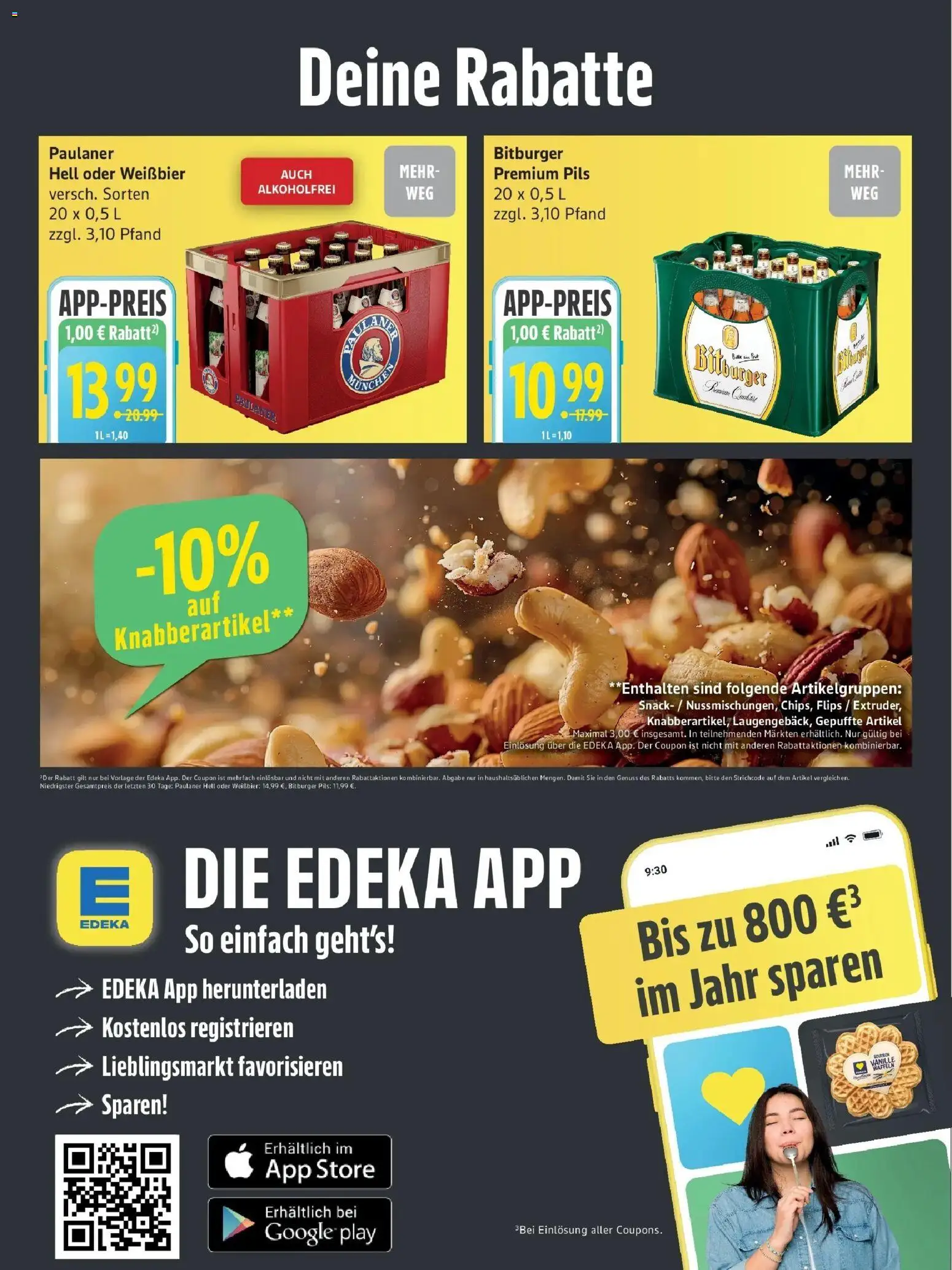 Edeka Prospekt Güstrow (ab 24.08.2026) » Angebote Online | Seite: 7 | Produkte: Bitburger, Weißbier, Pils, Paulaner