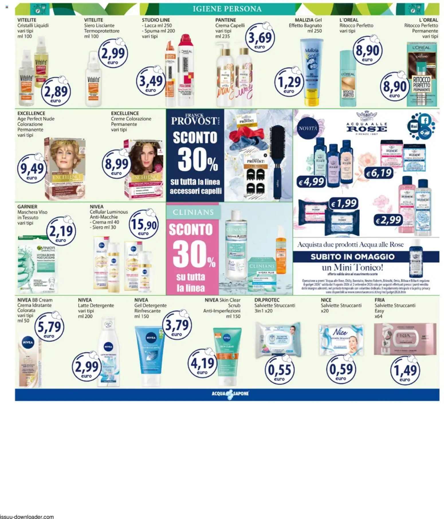 Volantino Acqua e Sapone del 10/08/2026 | Pagina: 8 | Prodotti: Sapone, Detergente, Maschera viso, Tonico