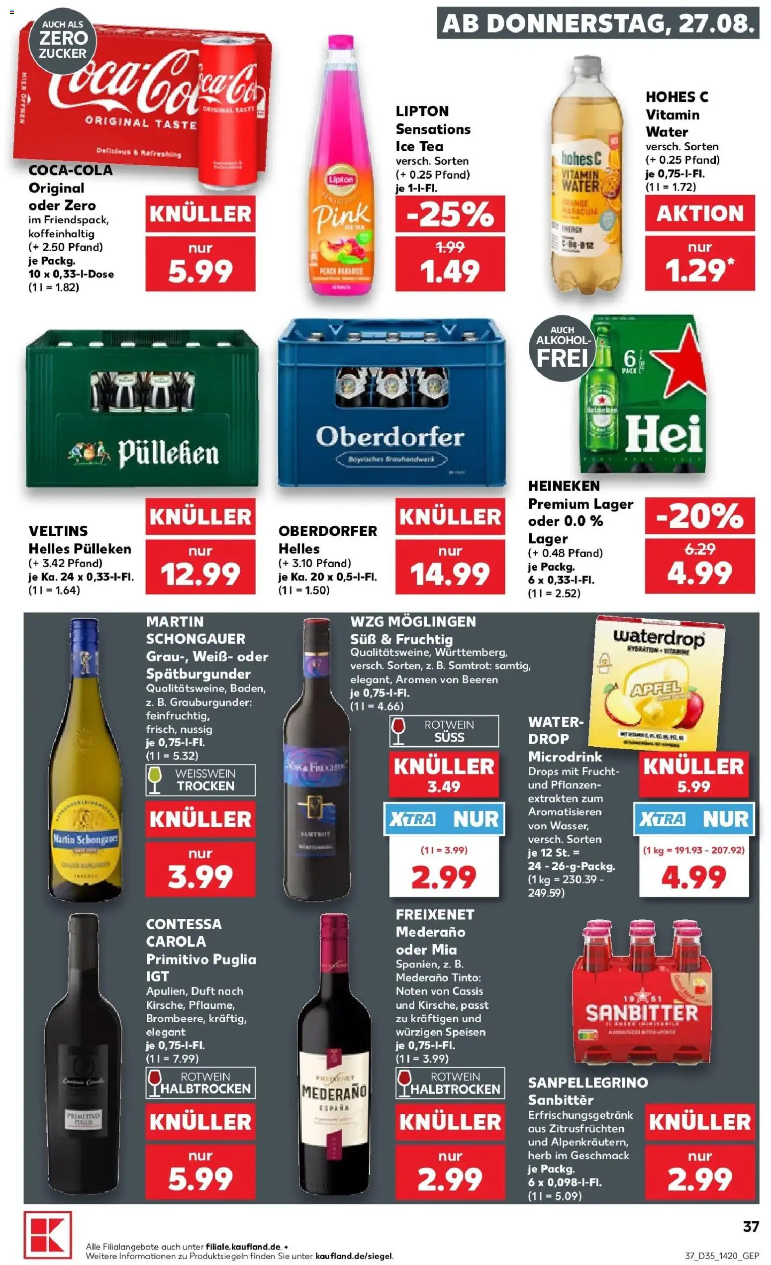 Prospekt Kaufland ab 24.08.2026 » Angebote Online zum Blättern | Seite: 48 | Produkte: Weißwein, Weißwein trocken, Duft, Äpfel