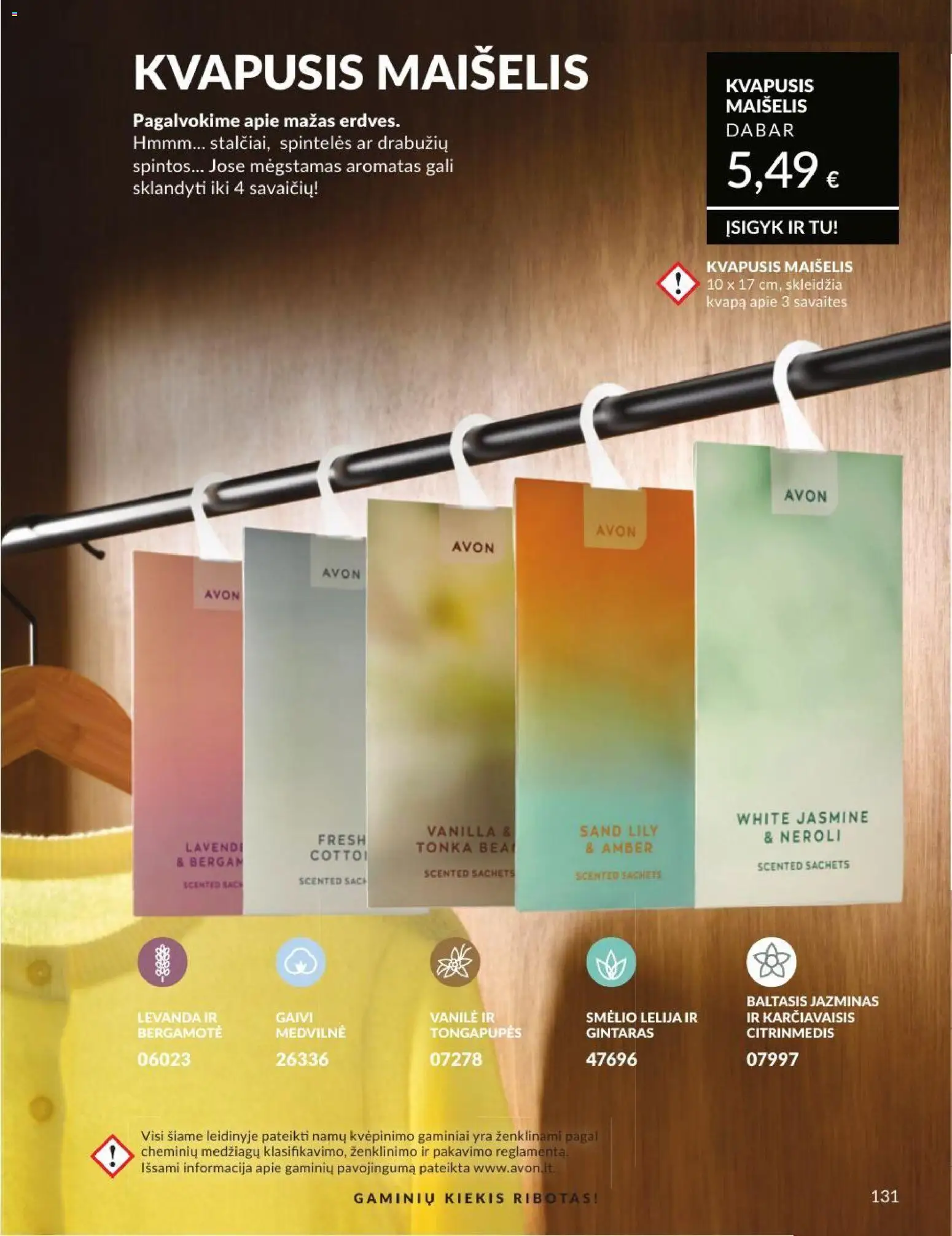 AVON akcijos nuo 2026.08.01 | Puslapis: 131