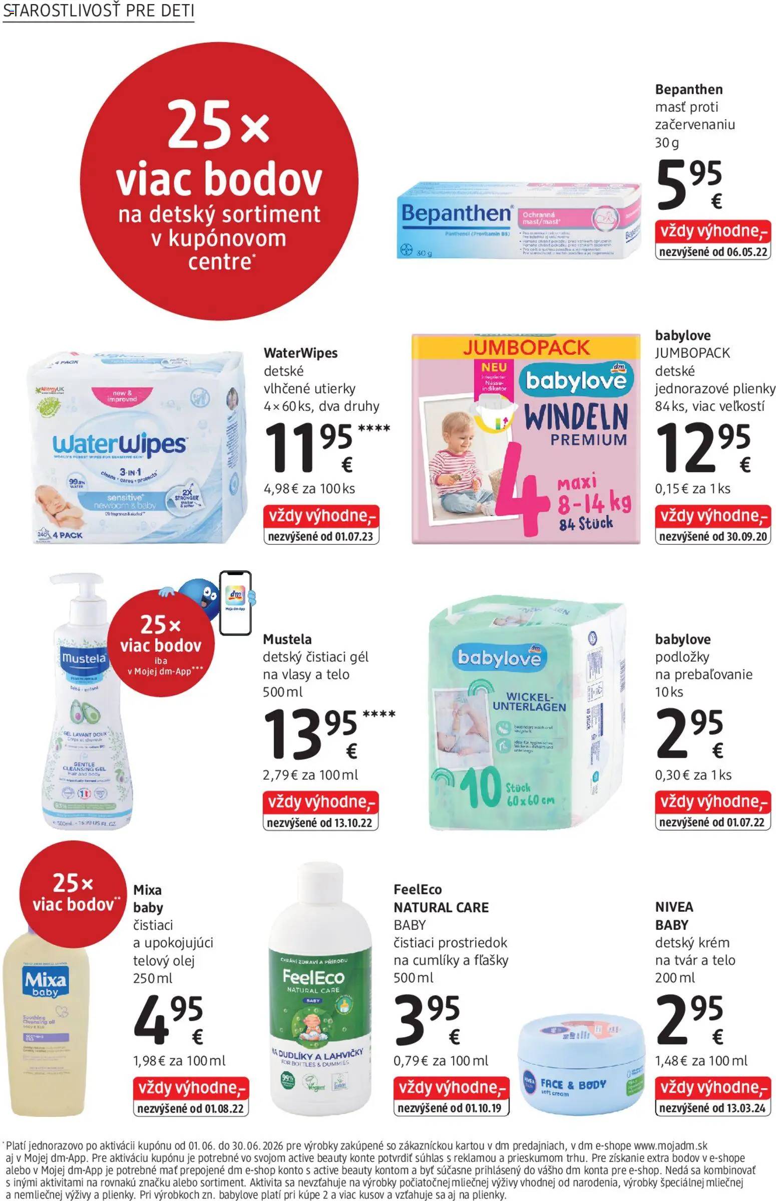 Nové dm drogerie akcie – leták je platný od 01.06.2026 | Strana: 22 | Produkty: Olej, Nivea, Čistiaci prostriedok, Krém
