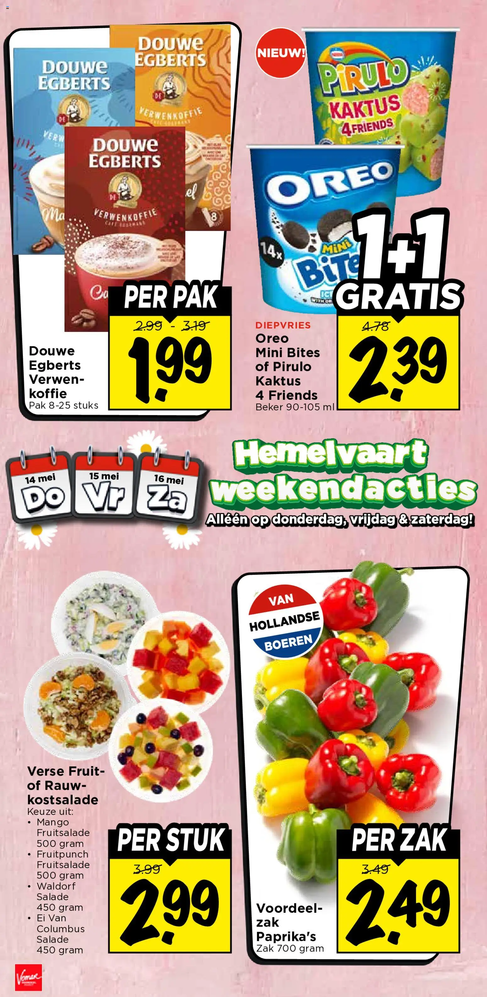 {H1} | Pagina: 39 | Producten: Koffie, Salade, Oreo, Mango